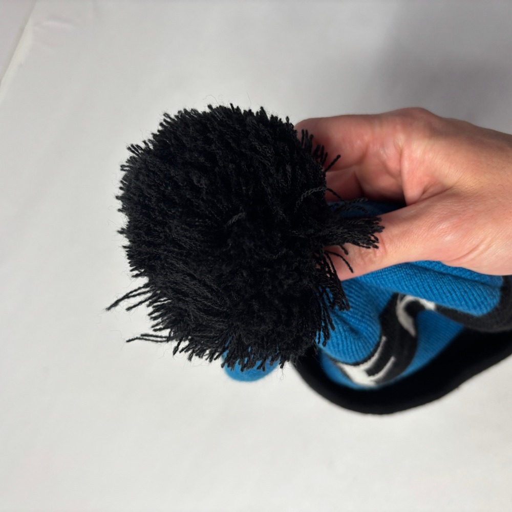 OFA (Oregon Futbol Academy Soccer) Blue Striped Beanie Pom Blokecore Hat Tree - Picture 4 of 5